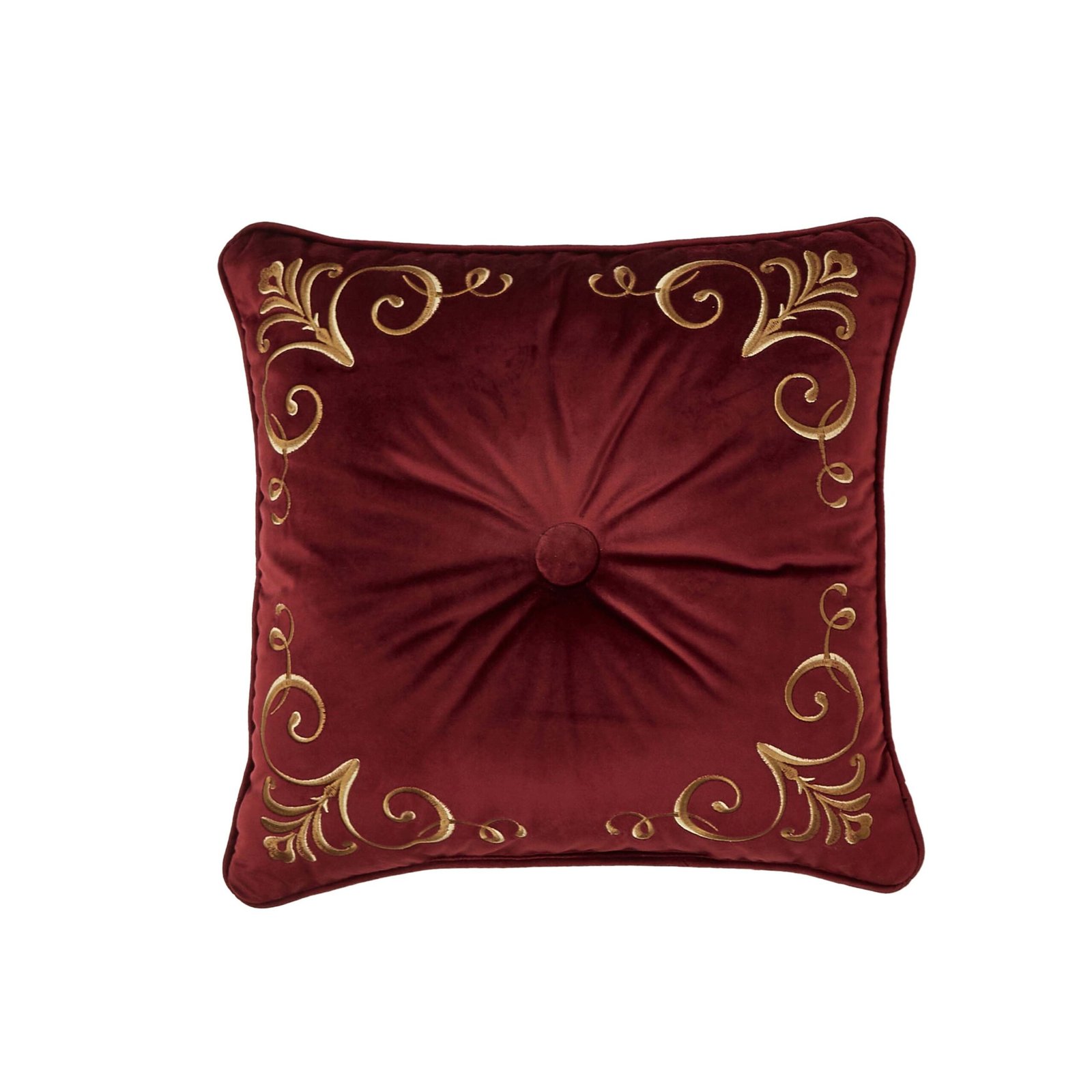 BordeauxCrimsonSquareDecorativeThrowPillow18x18.jpg