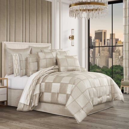 Brando Flax 4 Piece Comforter Set