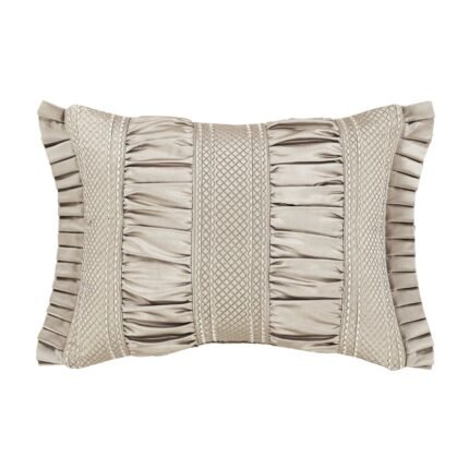 Brunello Flax Boudoir Decorative Throw Pillow 20" x 15"