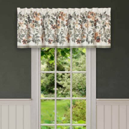J Queen New York Evergreen Sage Straight Window Valance
