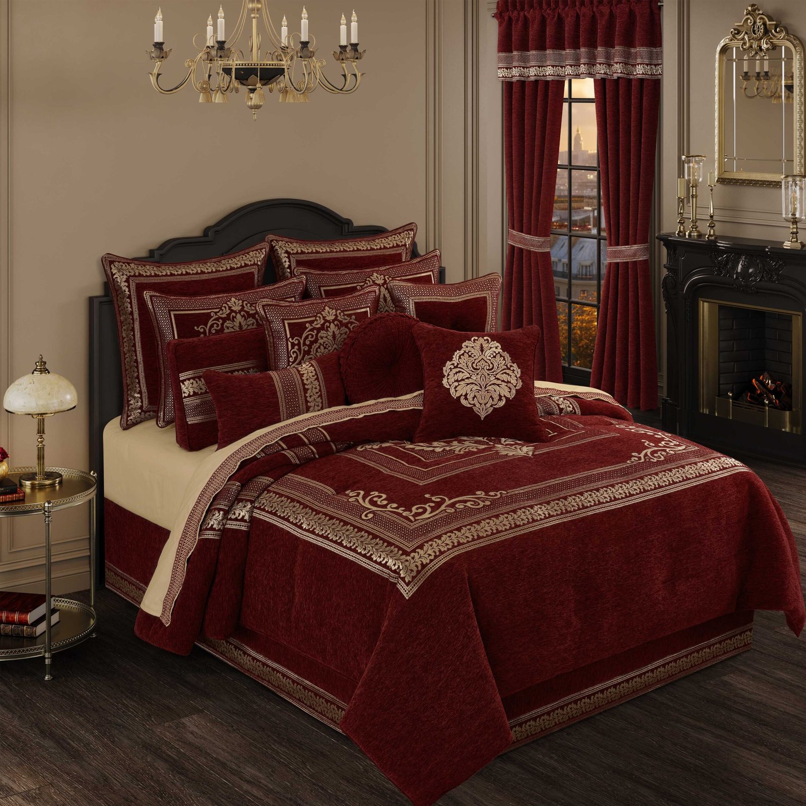 LaurenzaCrimson4PieceComforterSet-1.jpg