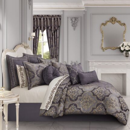 Manchester Lavender 4 Piece Comforter Set