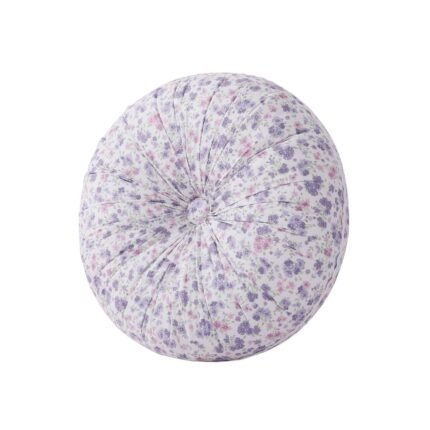 Nola Lilac Round Decorative Throw Pillow 15" x 15"