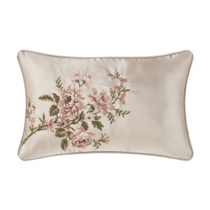 Pecora Ivory Boudoir Decorative Throw Pillow 21" x 13"