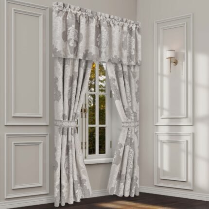 Queensbury Almond Window Panel Pair