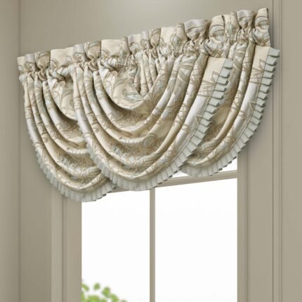 Rita Sage Waterfall Window Valance