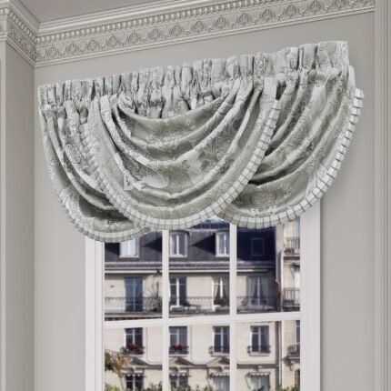 J Queen New York Sondra Spa Waterfall Window Valance